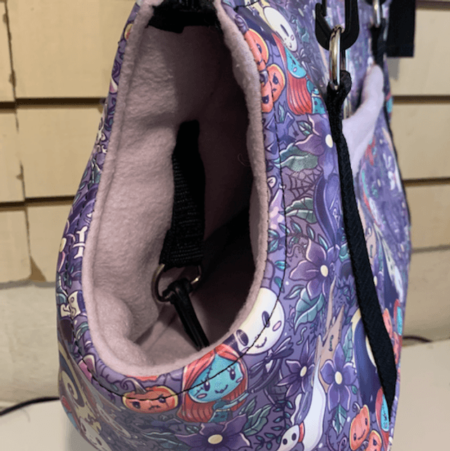 Dog carrier handmade nightmare before Xmas theme