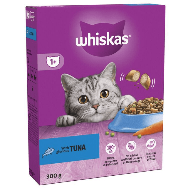 Whiskas 1+ Adult Cat Dry Food Tuna 300g