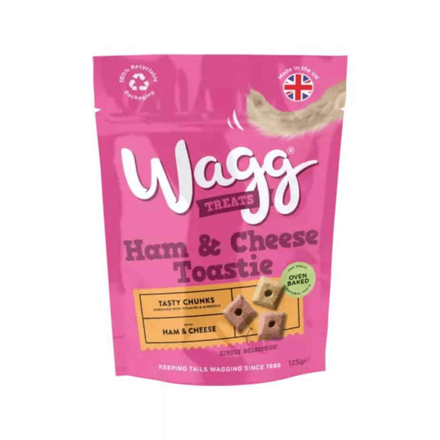 Wagg Dog Treats Ham & Cheese Toastie Tasty Chunks
