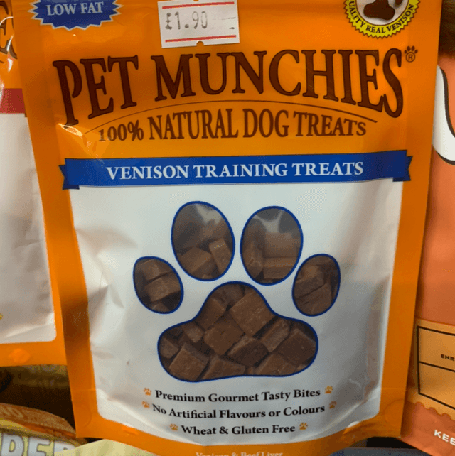 Pet munchies training treats