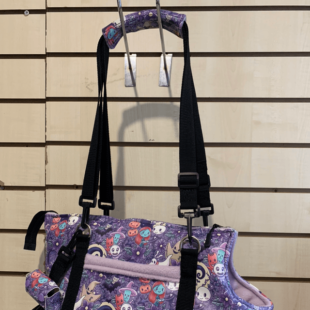 Dog carrier handmade nightmare before Xmas theme