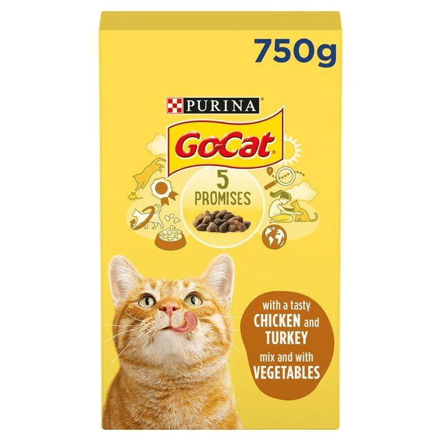 Purina Gocat 1+ Chicken & Turkey with Veg 750g