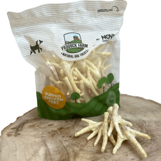 Puffed chicken feet 