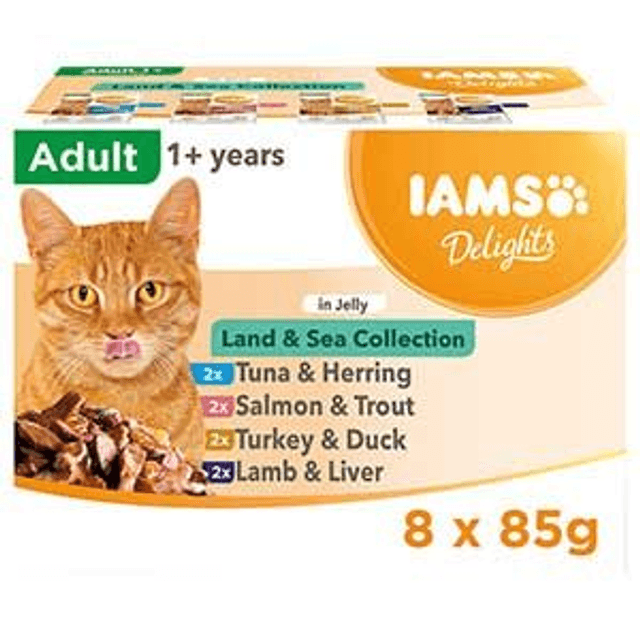 Iams Delights Land &amp; Sea Collection 8 X 85G