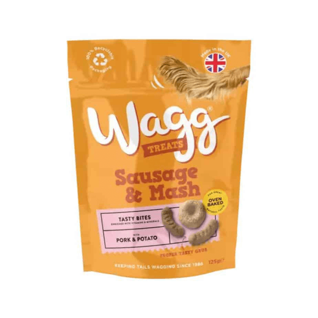 Wagg Dog Treats Sausage &amp; Mash Tasty Bites