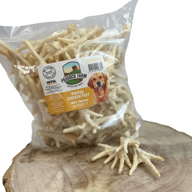 Puffed chicken feet 