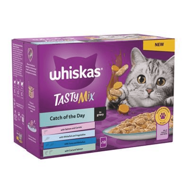 Whiskas Tasty Mic, Catch Of The Day in Gravy